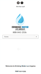 Mobile Screenshot of drinkingwaterlosangeles.com